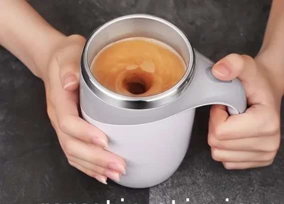 self stirring stainless cup