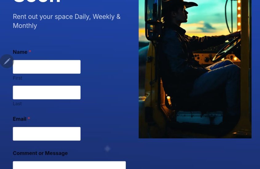 Coming Soon Truck Parking, Earn Revenue On You’re Unused Space